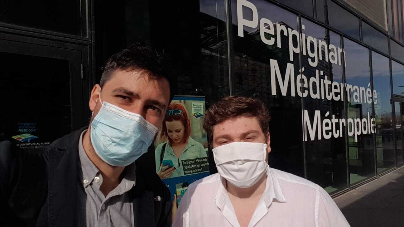 une semaine riche pour l'équipe du débat qui se trouvait cette semaine à Béziers, Perpignan et Sète