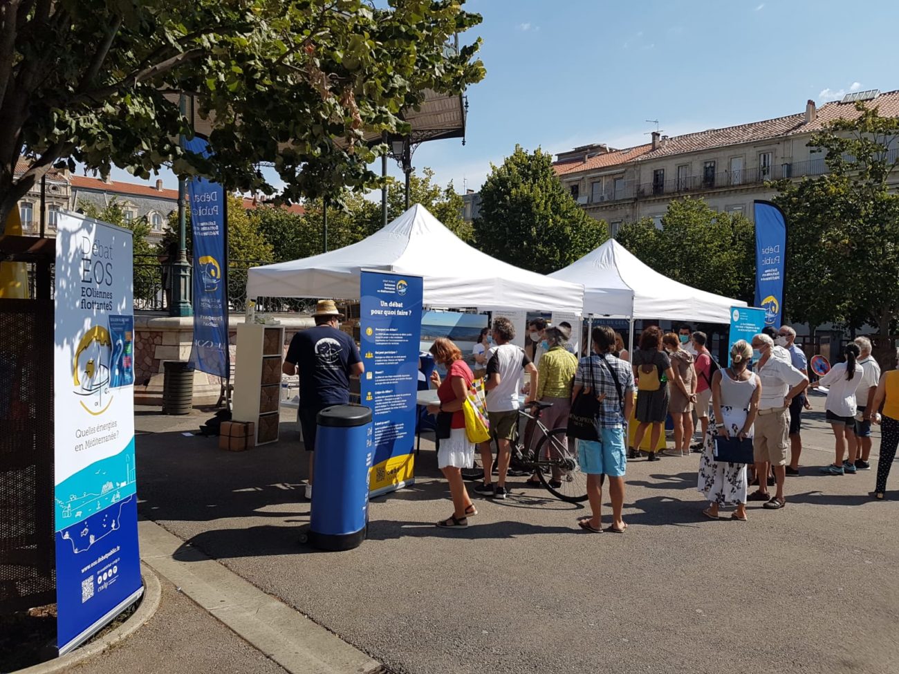 Débat mobile à Sète - 03/08/2021