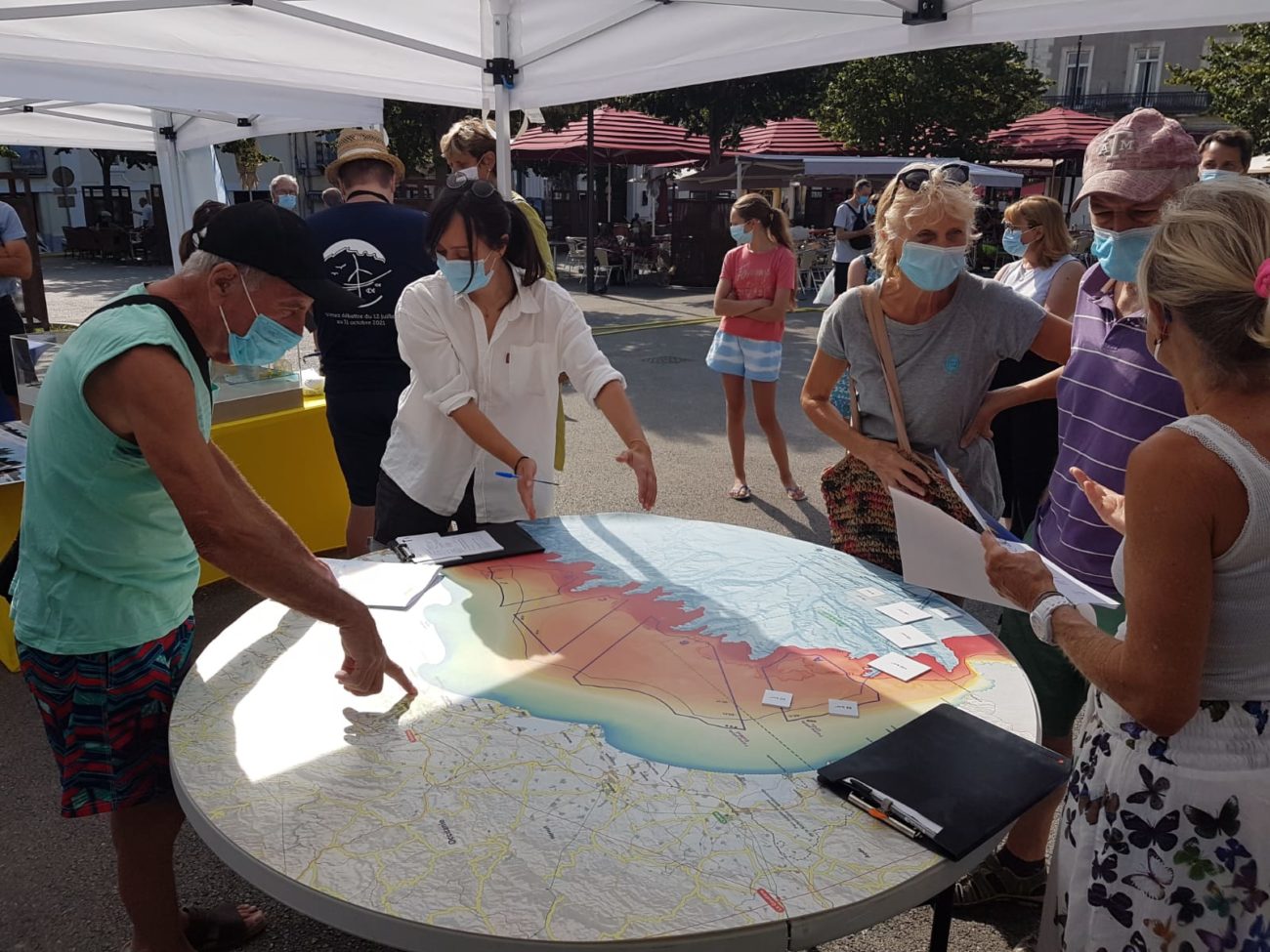 Débat mobile à Sète - 03/08/2021