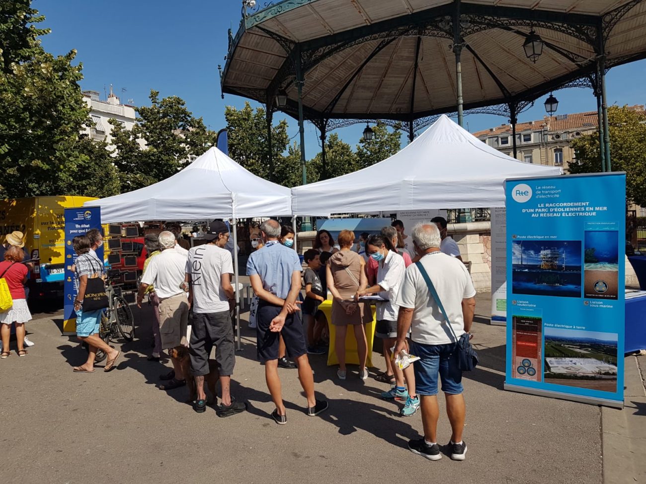 Débat mobile à Sète - 03/08/2021